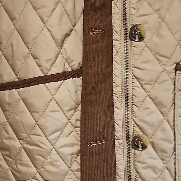 Lauren Ralph Embroidered Quilted Hooded Jacket Size:XL  NWT - Picture 6 of 11